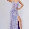 JVN By Jovani JVN24010 Sleek Sequin Prom Dress