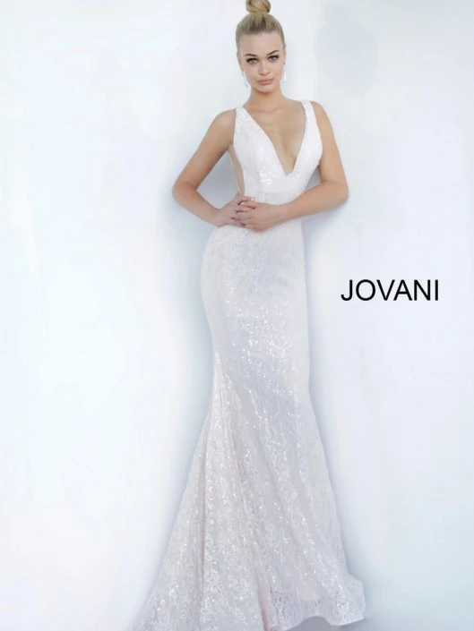 JVN By Jovani JVN65547 Sequin Lace Gown 3 JVN By Jovani JVN65547 Sequin Lace Gown