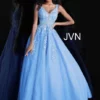 Jovani JVN68258 Ballgown With Beaded Belt -Outlet Prom Dresses Store JVN68258 JVN by Jovani Prom Dress S20 538x705