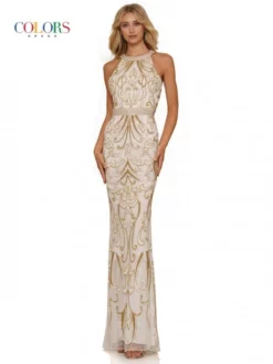 Glow By Colors Dress Glow By Colors K150 Elegant Evening Gown