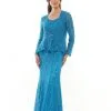 Marsoni By Colors M301 Mothers Lace Gown With Jacket