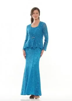 Marsoni By Colors M301 Mothers Lace Gown With Jacket