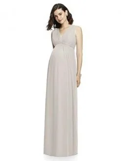 Dessy M429 Sleeveless Maternity Bridesmaid Dress