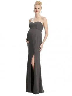Dessy Collection M440 Strapless Maternity Bridesmaid Dress
