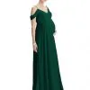 Dessy Collection M442 Draped Maternity Bridesmaid Dress