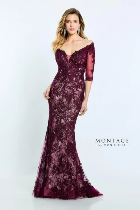 Montage By Mon Cheri Montage M510 Glamorous Lace Mother Of Bride Gown 3 Montage By Mon Cheri Montage M510 Glamorous Lace Mother Of Bride Gown