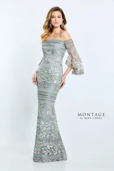 Montage By Mon Cheri Montage M514 Elegant Embroidered Lace Gown 3 Montage By Mon Cheri Montage M514 Elegant Embroidered Lace Gown