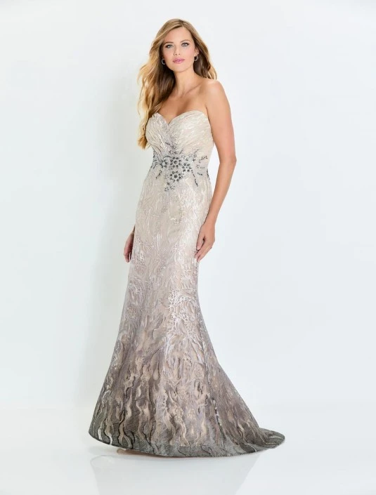 Montage By Mon Cheri Montage M523 Lace Gown With Separate Sleeves 3 Montage By Mon Cheri Montage M523 Lace Gown With Separate Sleeves