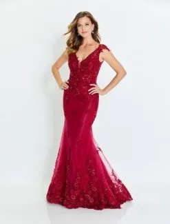Montage By Mon Cheri Montage M534 Floral Embroidered Mothers Gown