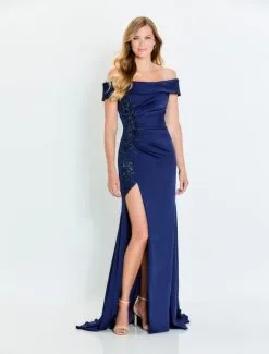 Montage By Mon Cheri Montage M535 Mothers Gown With Modesty Lace Panel