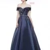 Marsoni By Colors MV1008 Off Shoulder Mother Of Bride Dress