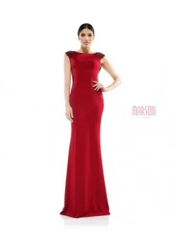 Marsoni By Colors Marsoni MV1023 Cowl Back Mother Of Bride Dress