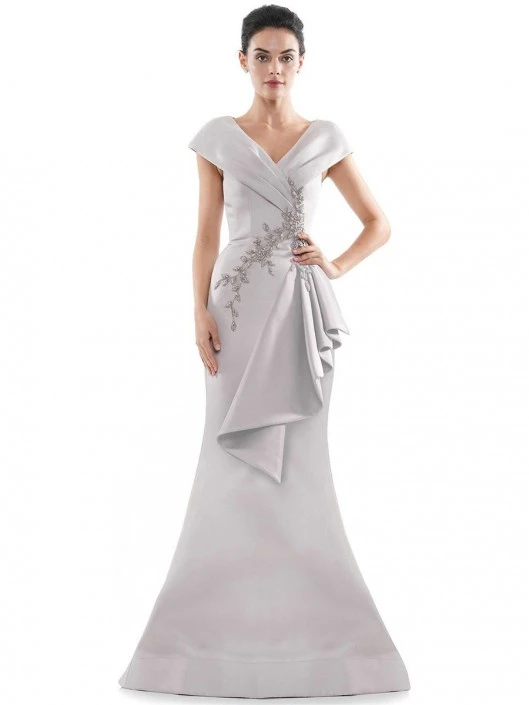 Marsoni By Colors Marsoni MV1086 Flounced Mother Of The Bride Dress 3 Marsoni By Colors Marsoni MV1086 Flounced Mother Of The Bride Dress