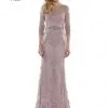 Marsoni By Colors MV1123 Modest Lace MOB Gown 1 Marsoni By Colors MV1123 Modest Lace MOB Gown -Outlet Prom Dresses Store MV1123 Marsoni by Colors Mothers Gown F21 529x705
