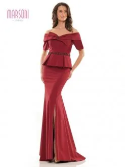 Marsoni By Colors MV1158 Stylish Off Shoulder Gown
