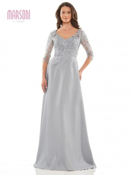 Marsoni By Colors MV1174 A-Line Mother Of Bride Gown 3 Marsoni By Colors MV1174 A-Line Mother Of Bride Gown