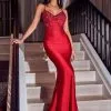 Portia & Scarlett Portia And Scarlett PS23359 Cowl Neck Prom Dress