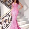 Portia & Scarlett Portia And Scarlett PS23652 Sequin Prom Dress 2 Portia & Scarlett Portia And Scarlett PS23652 Sequin Prom Dress -Outlet Prom Dresses Store PS23652 Portia and Scarlett Prom Dress S23 470x705