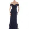 Rina Di Montella RD2713 Off Shoulder Embroidered Gown 1 Rina Di Montella RD2713 Off Shoulder Embroidered Gown -Outlet Prom Dresses Store RD2713 Rina Di Montella Mother of the Bride Dress S21 529x705