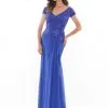Rina Di Montella RD2743 Shimmering Short Sleeve MOB Gown -Outlet Prom Dresses Store RD2743 Rina Di Montella Mother of Bride Gown S22 529x705