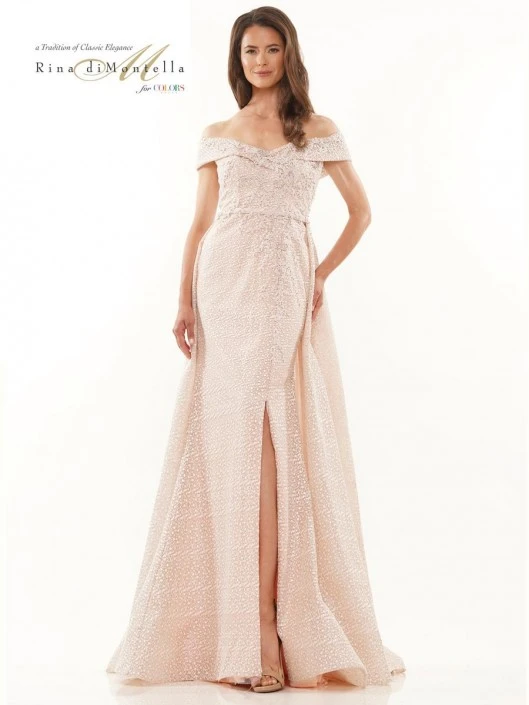Rina Di Montella RD2804 Feminine Mother Of Bride Gown 3 Rina Di Montella RD2804 Feminine Mother Of Bride Gown