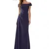 Rina Di Montella RD2806 Off Shoulder Mother Of Bride Gown
