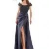 Rina Di Montella RD2815 Tip Of Shoulder Mother Of Bride Gown