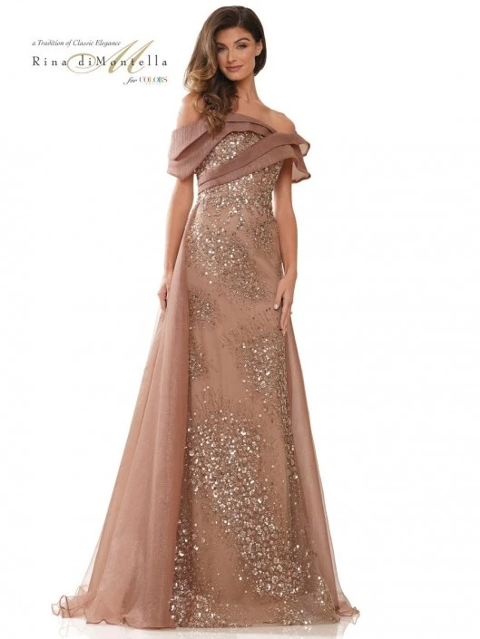Rina Di Montella RD2816 Sparkling Mother Of Bride Gown 3 Rina Di Montella RD2816 Sparkling Mother Of Bride Gown
