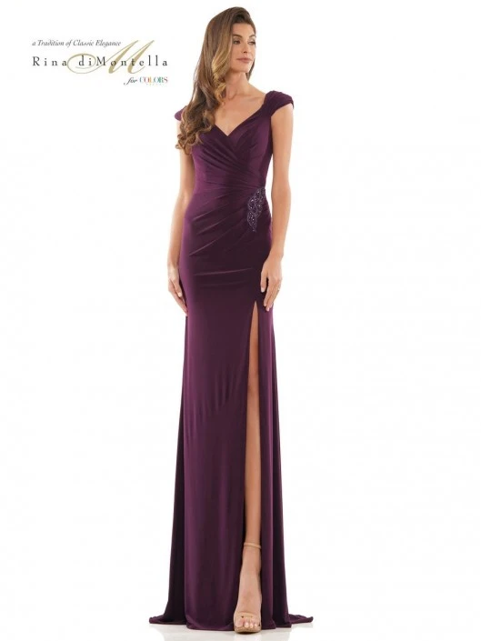 Rina Di Montella RD2824 Elegant Mother Of The Bride Gown 3 Rina Di Montella RD2824 Elegant Mother Of The Bride Gown