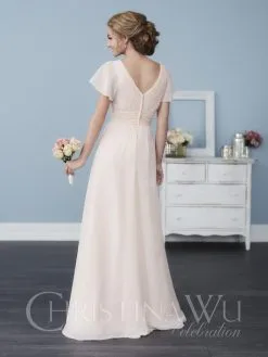 Christina Wu Celebration Christina Wu 22762 Butterfly Sleeve Bridesmaid Dress 5 Christina Wu Celebration Christina Wu 22762 Butterfly Sleeve Bridesmaid Dress -Outlet Prom Dresses Store S17 CWC 22762 02 529x705