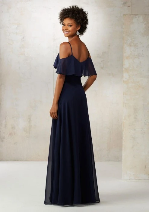 Morilee Madeline Gardner Morilee 21509 Off Shoulder Ruffle Bridesmaid Dress 4 Morilee Madeline Gardner Morilee 21509 Off Shoulder Ruffle Bridesmaid Dress - Image 2