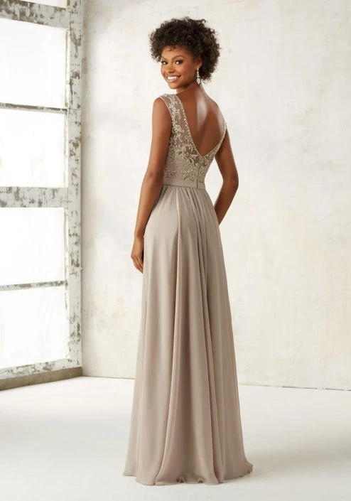 Morilee Madeline Gardner Morilee 21522 Ornate Embroidered Bridesmaid Dress 4 Morilee Madeline Gardner Morilee 21522 Ornate Embroidered Bridesmaid Dress - Image 2