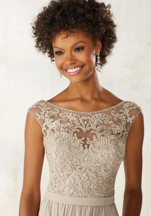 Morilee Madeline Gardner Morilee 21522 Ornate Embroidered Bridesmaid Dress 5 Morilee Madeline Gardner Morilee 21522 Ornate Embroidered Bridesmaid Dress - Image 3