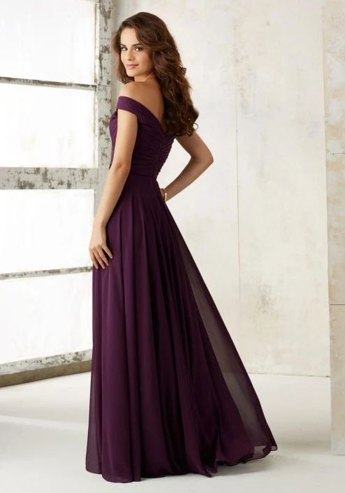 Morilee Madeline Gardner Morilee 21523 Off Shoulder Bridesmaid Dress 4 Morilee Madeline Gardner Morilee 21523 Off Shoulder Bridesmaid Dress - Image 2