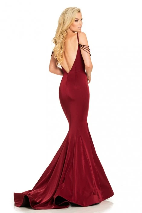 Johnathan Kayne 8078 Stretch Crepe Mermaid Gown 4 Johnathan Kayne 8078 Stretch Crepe Mermaid Gown - Image 2