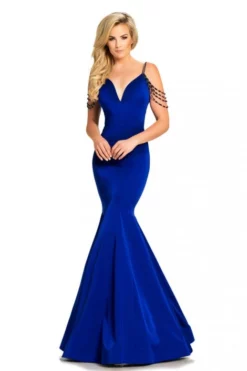 Johnathan Kayne 8078 Stretch Crepe Mermaid Gown 8 Johnathan Kayne 8078 Stretch Crepe Mermaid Gown -Outlet Prom Dresses Store S18 JK 8078 03 470x705
