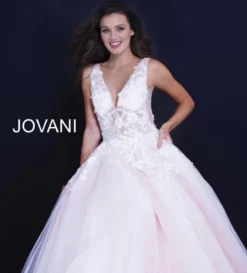 Jovani 55634 Off White Sheer Gown With Flowers 7 Jovani 55634 Off White Sheer Gown With Flowers -Outlet Prom Dresses Store S18 JV 55634 03 540x596