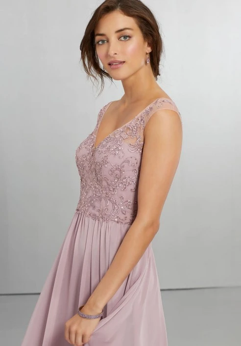 Morilee Madeline Gardner Morilee 21558 Beaded Embroidered Bridesmaid Dress 5 Morilee Madeline Gardner Morilee 21558 Beaded Embroidered Bridesmaid Dress - Image 3