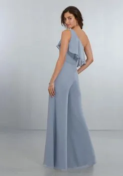 Morilee Madeline Gardner Morilee 21574 One Shoulder Bridesmaid Jumpsuit 5 Morilee Madeline Gardner Morilee 21574 One Shoulder Bridesmaid Jumpsuit -Outlet Prom Dresses Store S18 MLB 21574 02 492x705