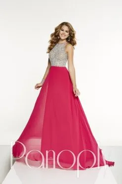 Panoply By House Of Wu Panoply 14873 Glittering AB Chiffon Gown 9 Panoply By House Of Wu Panoply 14873 Glittering AB Chiffon Gown -Outlet Prom Dresses Store S18 PNP 14873 04 470x705