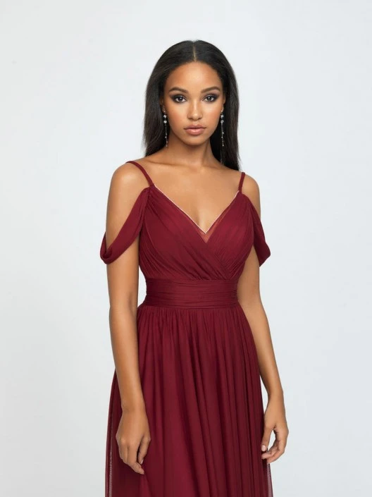 Allure Bridals Allure 1611 Off Shoulder Draped Bridesmaid Dress 5 Allure Bridals Allure 1611 Off Shoulder Draped Bridesmaid Dress - Image 3