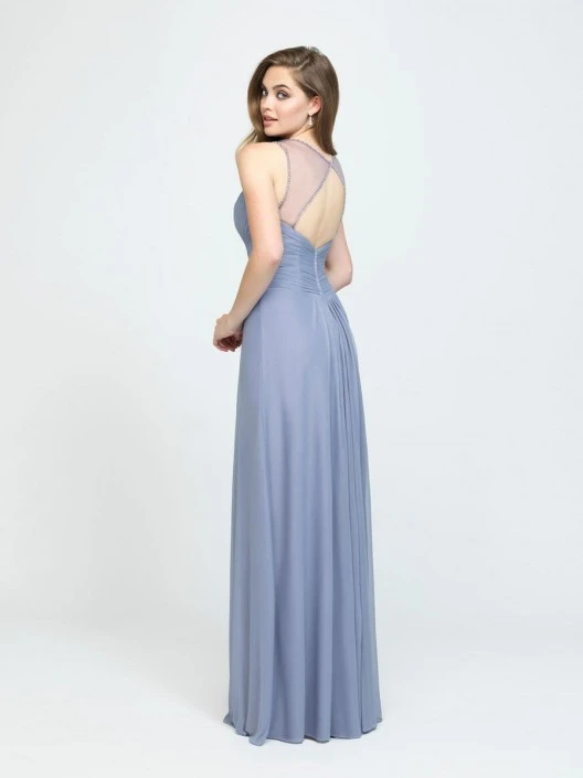 Allure Bridals Size 14 Wisteria Allure 1612 Sheer Back Ruched Bridesmaid Dress 4 Allure Bridals Size 14 Wisteria Allure 1612 Sheer Back Ruched Bridesmaid Dress - Image 2