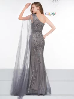 Colors Dress 2058 One Shoulder Prom Gown With Long Drape -Outlet Prom Dresses Store S19 CD 2058 04 529x705