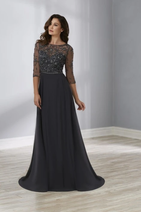 Christina Wu Elegance 17891 Sheer Sleeve Mother Of Bride Dress 5 Christina Wu Elegance 17891 Sheer Sleeve Mother Of Bride Dress - Image 3