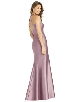 Alfred Sung D761 V Neck Bridesmaid Dress -Outlet Prom Dresses Store S19 DAS D761 02