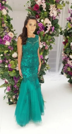 Dave And Johnny 1937W Lace Mermaid Plus Size Gown -Outlet Prom Dresses Store S19 DJ 1937W 02 378x705