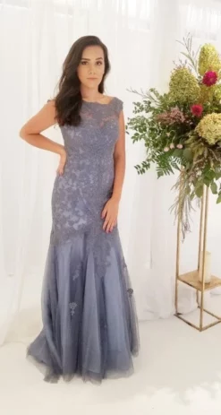 Dave And Johnny 1937W Lace Mermaid Plus Size Gown -Outlet Prom Dresses Store S19 DJ 1937W 03 376x705