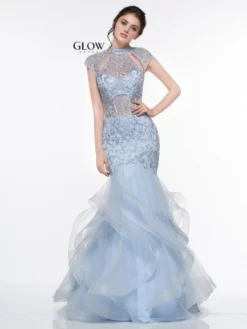 Glow By Colors Dress Glow By Colors G842 Cascading Ruffle Mermaid Dress 11 Glow By Colors Dress Glow By Colors G842 Cascading Ruffle Mermaid Dress -Outlet Prom Dresses Store S19 GL G842 05 529x705