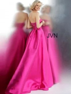 Jovani JVN Prom JVN62633 Lace Up Back Gown With Pockets 6 Jovani JVN Prom JVN62633 Lace Up Back Gown With Pockets -Outlet Prom Dresses Store S19 JVN JVN62633 02 538x705