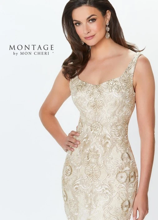 Montage By Mon Cheri Montage 119933 Beautiful Lace Gown With Optional Long Sleeves 5 Montage By Mon Cheri Montage 119933 Beautiful Lace Gown With Optional Long Sleeves - Image 3
